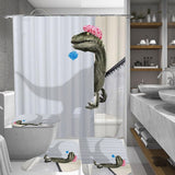 Waterproof,Fabric,Bathroom,Shower,Curtain,Toilet,Cover