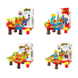 Children,Water,Table,Outdoor,Beach,Bucket,Shovel,Chair,Table