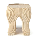 European,Solid,Carving,Furniture,Unpainted,Couch,Cabinet,Feets