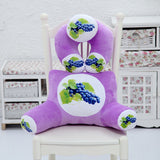 Plush,Squishy,Fruit,Printing,Shape,Pillow,Waist,Cushion,Office,Chair,Decor