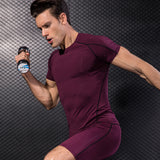 Short,Sleeve,Running,Shirt,Quick,Training,Shirt,Fitness,Shirt,Sport,Tight,Clothing,Sportswear