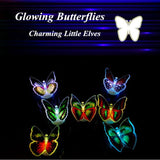 Flashing,Butterfly,Night,Light,Colors,Changing,Decorative,Lights,Stickers,Decor