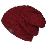 Men's,Winter,Cotton,Knitted,Beanie,Stretchable,Windproof,Earmuffs,Slouch,Skiing