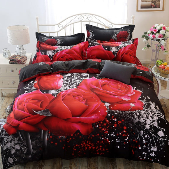 Printed,Bedding,Bedclothes,Sheet,Cover,Pillowcases