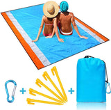 200x210cm,Beach,Blanket,Proof,Waterproof,Persons,Folding,Picnic,Camping,Travel,Ground,Carabiner