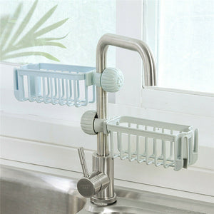 Kitchen,Faucet,Sponge,Cloth,Drain,Organizer,Storage,Shelf,Holder