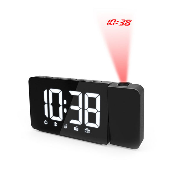 Rotated,Projection,Clock,Radio,Clock,Snooze,Function,Creative,Alarm,Clock