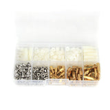 Suleve,M3BH8,360Pcs,Brass,Nylon,Column,Standoff,Support,Spacer,Pillar,Screw,Assortment,Board