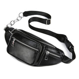 Leather,Crossbody,Waterproof,Shoulder,Camping,Travel,Chest