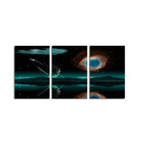 Miico,Painted,Three,Combination,Decorative,Paintings,Starry,Meteorite,Decoration
