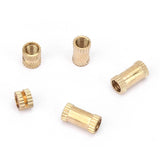 Suleve,MXBN10,450Pcs,Brass,Knurled,Thread,Insert,Embedment,Assortment