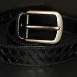Genuine,Leather,Solid,Color,Retro,Handmade,Woven,Jeans,Skirt,Belts