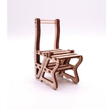 Assembly,Wooden,Chair,Birch,Phone,Shelf,Holder,Model,Children,Science,Model,Building