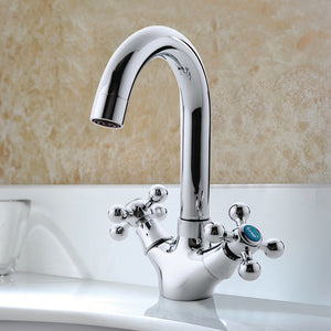 F1319,Kitchen,Mounted,Double,Handles,Water,Faucet