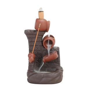 Ceramic,Backflow,Waterfall,Smoke,Incense,Burner,Censer,Cones,Holder