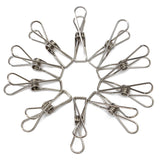 10Pcs,Stainless,Steel,Clothes,Hanging,Laundry,Windproof,Clips,Clamps,Clothespins