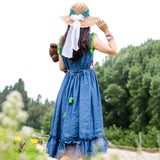 Women,Embroidered,Printed,Straw,Scarf