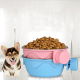 Hanging,Stationary,Drinking,Stainless,Steel,Water,Feeder,Feeding,Puppy