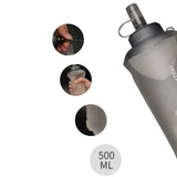 500ML,Collapsible,Water,Bottle,Foldable,Leakproof,SoftBottle,Water,Bladder,Travel,Lightweight,Sport,Camping,Cycling,Running