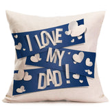 Honana,43x43cm,Father's,Flower,Cotton,Linen,Pillow,Cushion,Cover,Decor
