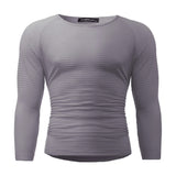 Men's,Sleeve,Muscle,Crewneck,Sweatshirt,Breathable,Lightweight