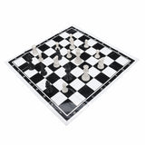 Portable,Chess,Tournament,Chess,Plastic,Pieces,Black,Chess,Board