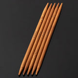 55pcs,Sizes,Carbonized,Bamboo,Double,Pointed,Knitting,Needles,Sweater,Scarf,Crochet