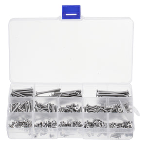 260Pcs,Stainless,Steel,Socket,Screw,Bolts,Assortment