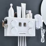 Multifunction,Toothbrush,Holder,Automatic,Toothpaste,Dispenser,Dryer