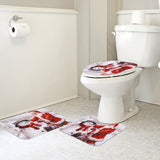 Bathroom,Christmas,Style,Bathroom,Carpet,Toilet,Cover