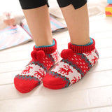 Women,Winter,Christmas,Casual,Fashion,Ankle,Socks,Floor,Socks,Thickening,Knitted,Socks