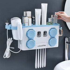 Multifunction,Toothbrush,Holder,Automatic,Toothpaste,Dispenser,Dryer