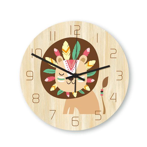 Loskii,CC029,Creative,Pattern,Clock,Clock,Quartz,Clock,Office,Decorations