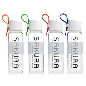 REMAX,Sakura,490ml,Glass,Bottle,Simple,Portable,Creative,Water,Outdoor,Bottle