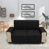 Seater,Black,Waterproof,Couch,Cover,Furniture,Protector,Strap