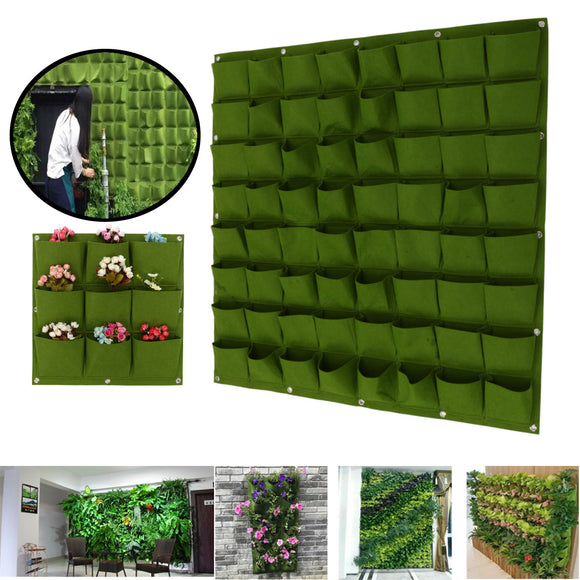 Pockets,Plant,Vertical,Garden,Hanging,Green,Planters,Pouch