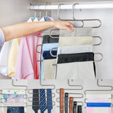 Layers,Pants,Hanger,Trousers,Towels,Hanging,Cloth,Clothing,Space,Saver