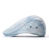 Cotton,Rivet,Painter,Beret,Casual,Outdoor,Visor,Forward