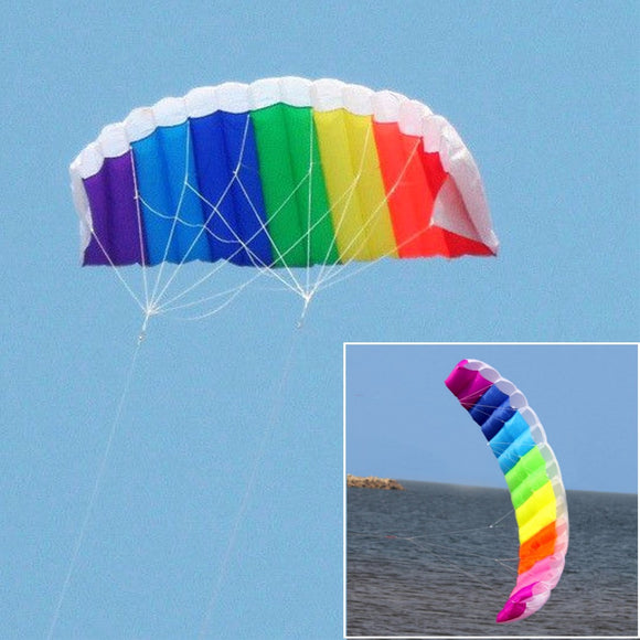 Colorful,Power,Lines,Stunt,Parafoil,Parachute,Outdoor,Sports,(Durable,Polyester)