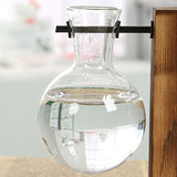 Terrarium,Glass,Hydroponic,Plant,Transparent,Flower,Wooden,Frame,Decorations