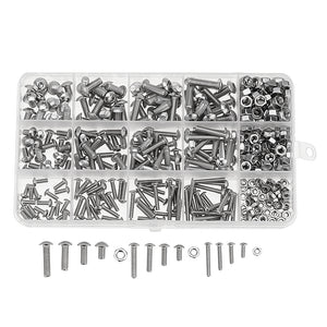 Suleve,MXCH6,Carbon,Steel,Screw,Socket,Assortment,440Pcs