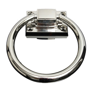 Stainless,Steel,Knocker,Pulls,Handle,Rings,Shiny,Silver,Wooden,Chair