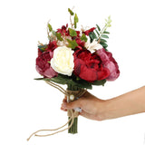 Bride,Holding,Artificial,Flowers,Floral,Wedding,Bouquet,Romantic,Decor,Supplies