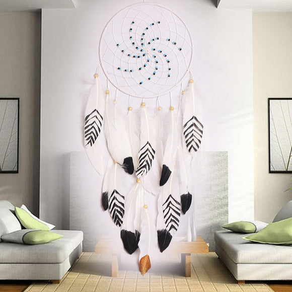 Dreamer,White,Retro,Handmade,Indian,Dream,Catcher,Tribal,Hanging,Decor,Ornaments