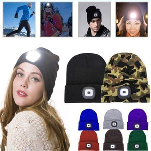 Light,Beanie,Jogging,Night,Walking