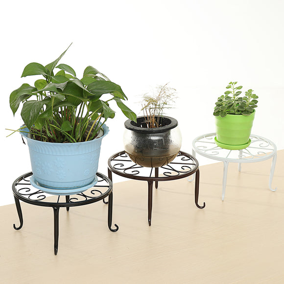 Wrought,Plant,Stand,Flower,Shelf,Holder,Indoor,Garden,Display
