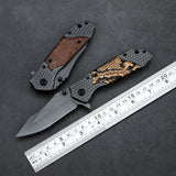 200mm,Stainless,Steel,Folding,Knife,Outdoor,Survival,Tools,Hiking,Climbing,Multifunctional,Knife,Random,Pattern