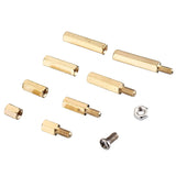 Suleve,M3BH9,180Pcs,Brass,Column,Standoff,Support,Spacer,Pillar,Stainless,Steel,Screws,Board