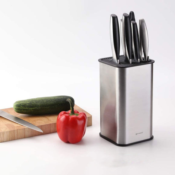 KITCHENDAO,Stainless,Steel,Square,Detachable,Kitchen,Knife,Holder,Storage,Drier,Slots,Scissors,Sharpening