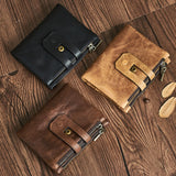Outdoor,Travel,Leather,Bifold,Wallet,Holder,Purse,Billfold,Pocket